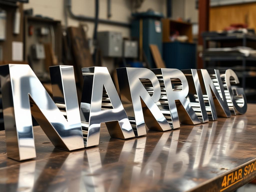 Stainless Steel Fabricated Letters